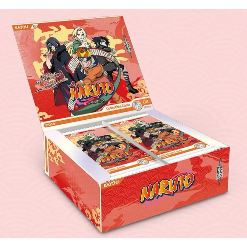 Official Naruto Trading Card Game, Anime Collectible Cards, Kids' Birthday Gift, Fire Shadow Series Vol.9, Exchangeable Cards