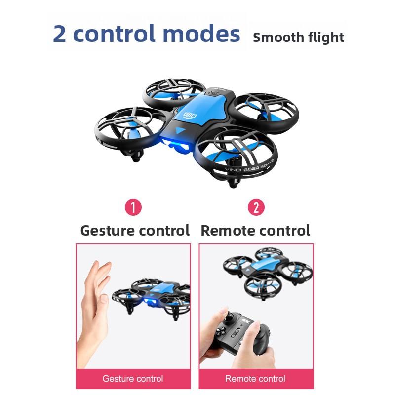 Gesture Sensing V8 Drone Aerial Photography HD Elementary School Students Small Aircraft Remote Control Aircraft Children's Toys Men