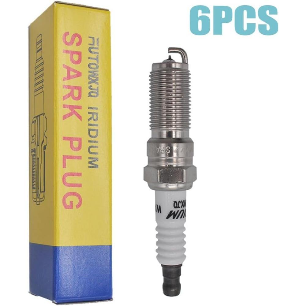 Spark Plug 6pcs Replace 41-109 12622561 LTR6IX-11 6509 Compatible With Dodge Grand Caravan,Ram 1500,LaCrosse,Enclave,Acadia,Mazda CX-9,CTS,Lincoln,Ford F150,Taurus,Explorer,Flex,Edge