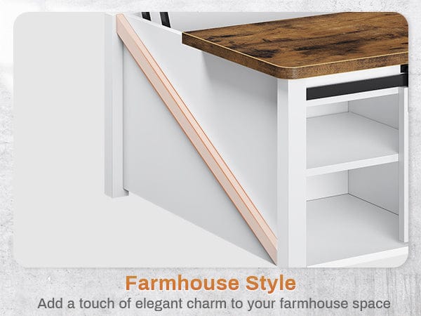 31.5 Inches Lift Top Coffee Table with Hidden Storage White