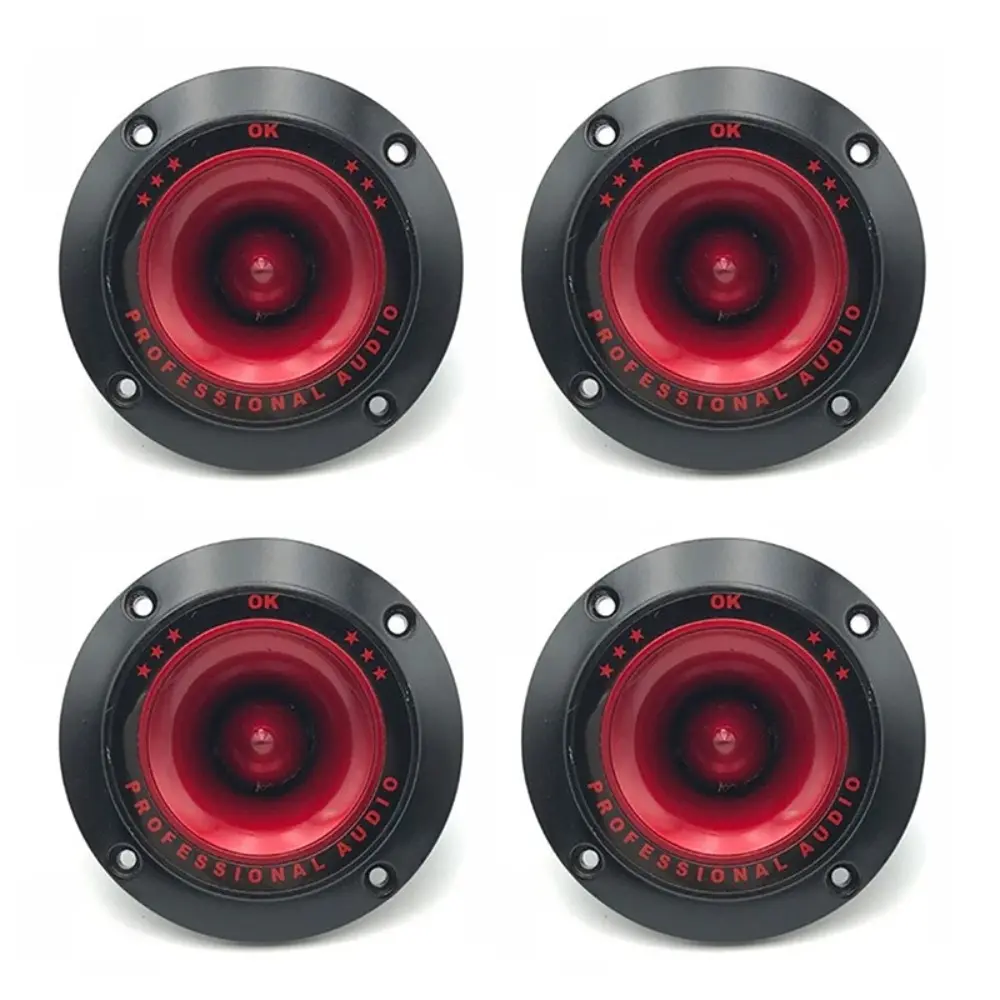 3 Inch Piezo Tweeter Car Audio Speaker, High Frequency Ceramic Treble Loudspeaker for HiFi Sound System Upgrade (2/4PCS), Car Stereo Component, Tweeters For Car Audio