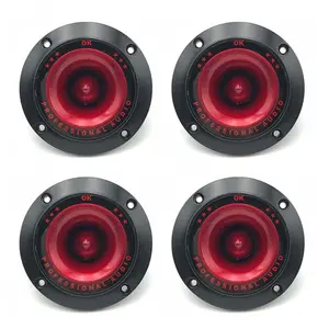 2/4Pcs 3 Inch Piezoelectric Tweeter Audio Speaker Treble Ceramic Piezo Loudspeaker for Hi-Fi System Car Audio
