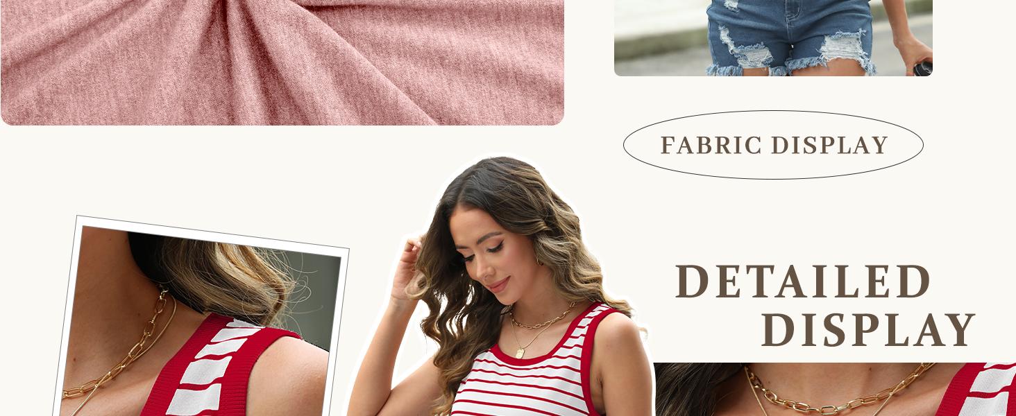 THE WELL KEPT Womens Loose Fit Casual Flowy Tank Tops Square Neck Trendy Sleeveless Summer Tops Clothes Outfits 2025