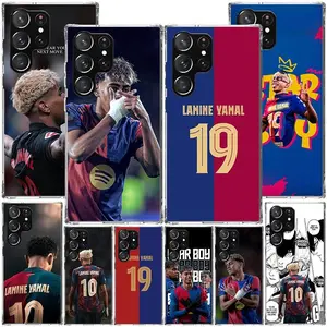 L-Lamine Y-Yamal 19 Phone Case For Samsung Galaxy S24 S25 Edge S26 Ultra S23 S22 S21 Plus S20 FE + For iphone 17 16 15 14 13 12 11 17Air Plus Pro Promax Personalized Print Cover Gala