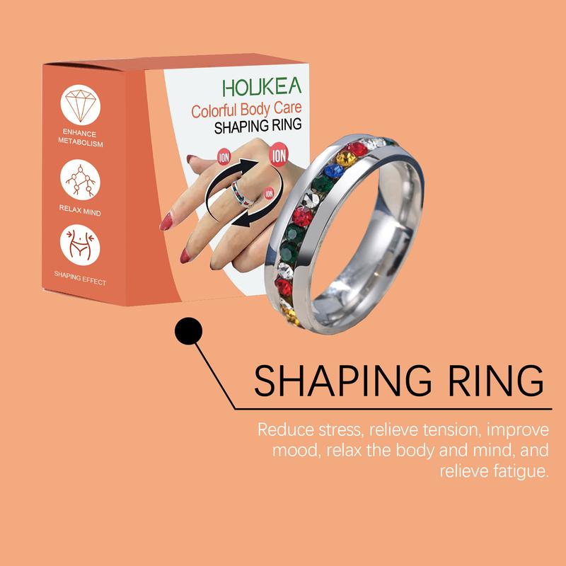 Houkea Colored Ring A beautiful and simple accessory for body care, daily fashion trend, and trendy jewelry.