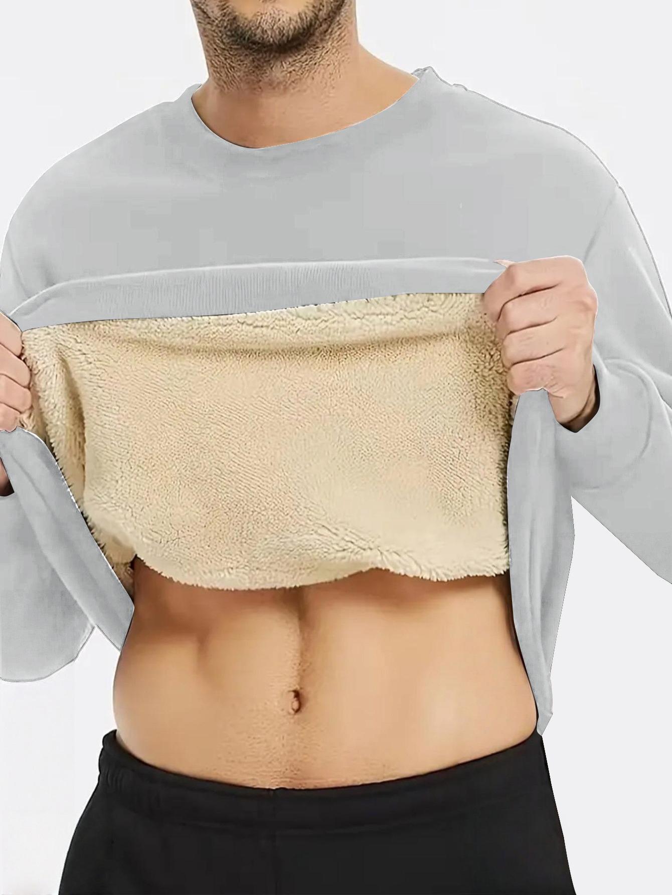 Men's autumn and winter warm thick round neck sweatshirt, soft fabric, resist the cold autumn and winter, autumn and winter cost-effective plus fleece sweatshirt, suitable for daily wear Men's autumn and winter warm thick round neck sweatshirt, soft fabric, resist the cold autumn and winter, autumn and winter cost-effective plus fleece sweatshirt, suitable for daily wear