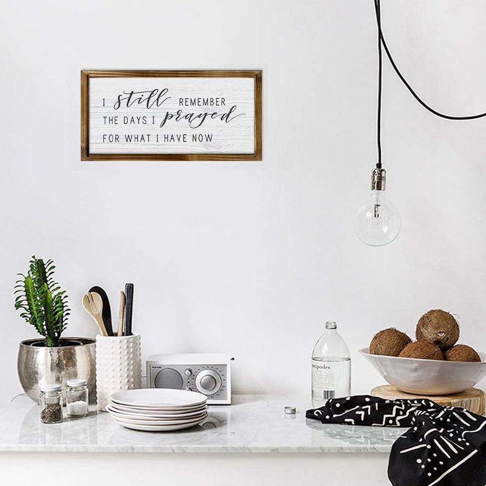 Letter Pattern Wooden Sign, 1 Count Rustic Wood Wall Sign, Vintage Plaque Decor, Decorative Wall Plaque, Home Decor Plaque for Garden Home Living Room Farmhouse, Rustic Farmhouse Design, Vintage Plaque Decoration
