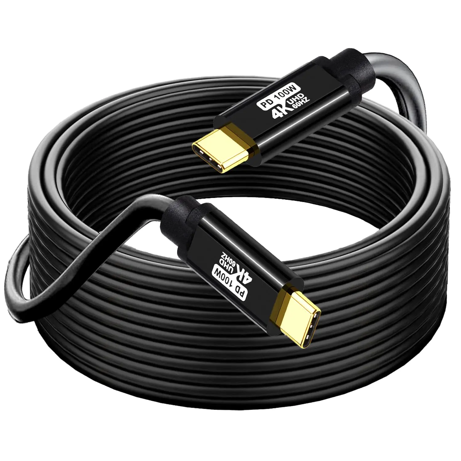 USB TYPE C to C  40FT, 4K60HZ GEN2x2(Data usb2.0),TYPE C Video Output From USB3.2/ USB4.0 (NOT   ) & Sync for Xreal MacBook Pro iPad Pro  15 Pro Galaxy S22 Portable