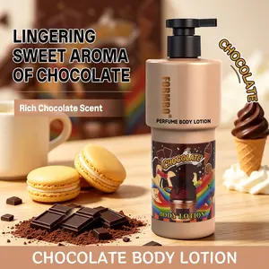 458ML Bestselling Food-Infused Body Lotion, Chocolate Vanilla Milkshake Scent, Long-Lasting Moisturizing Body Lotion, Perfect Gift