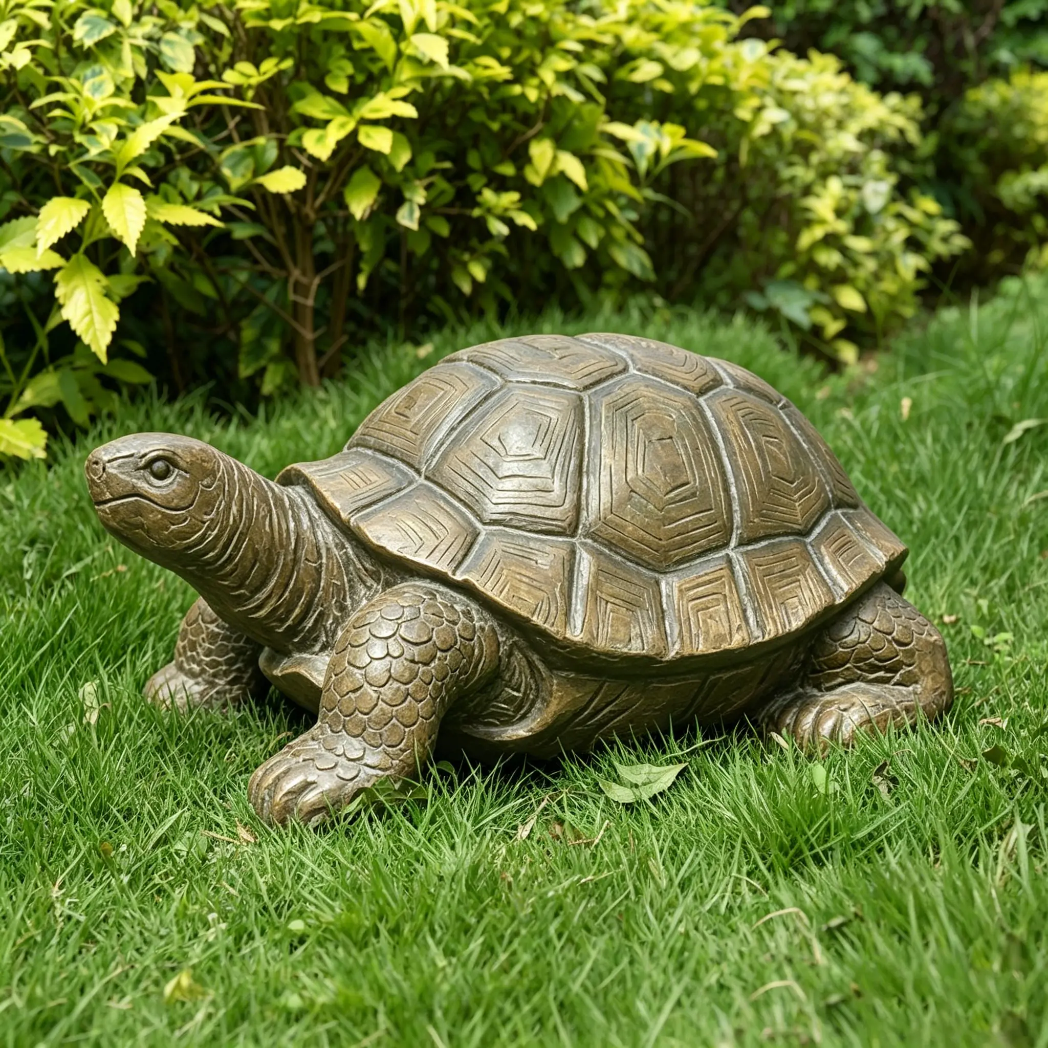 ARCH Large Resin Turtle Statue - 30.51in Long, 11.22in High Art Deco Decorative Sculpture, Outdoor Garden Ornament for Patio, Yard