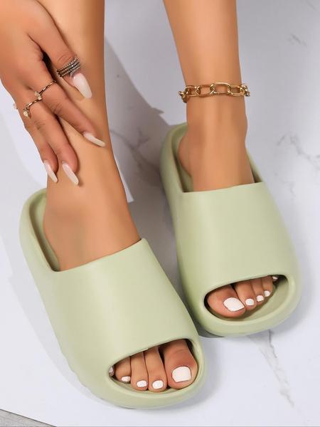 Unisex Non-Slip Bathroom Slippers, Casual Breathable Slides, Soft Cloud-Like Shoes for Men & Women, Comfortable Indoor Footwear for Home Use