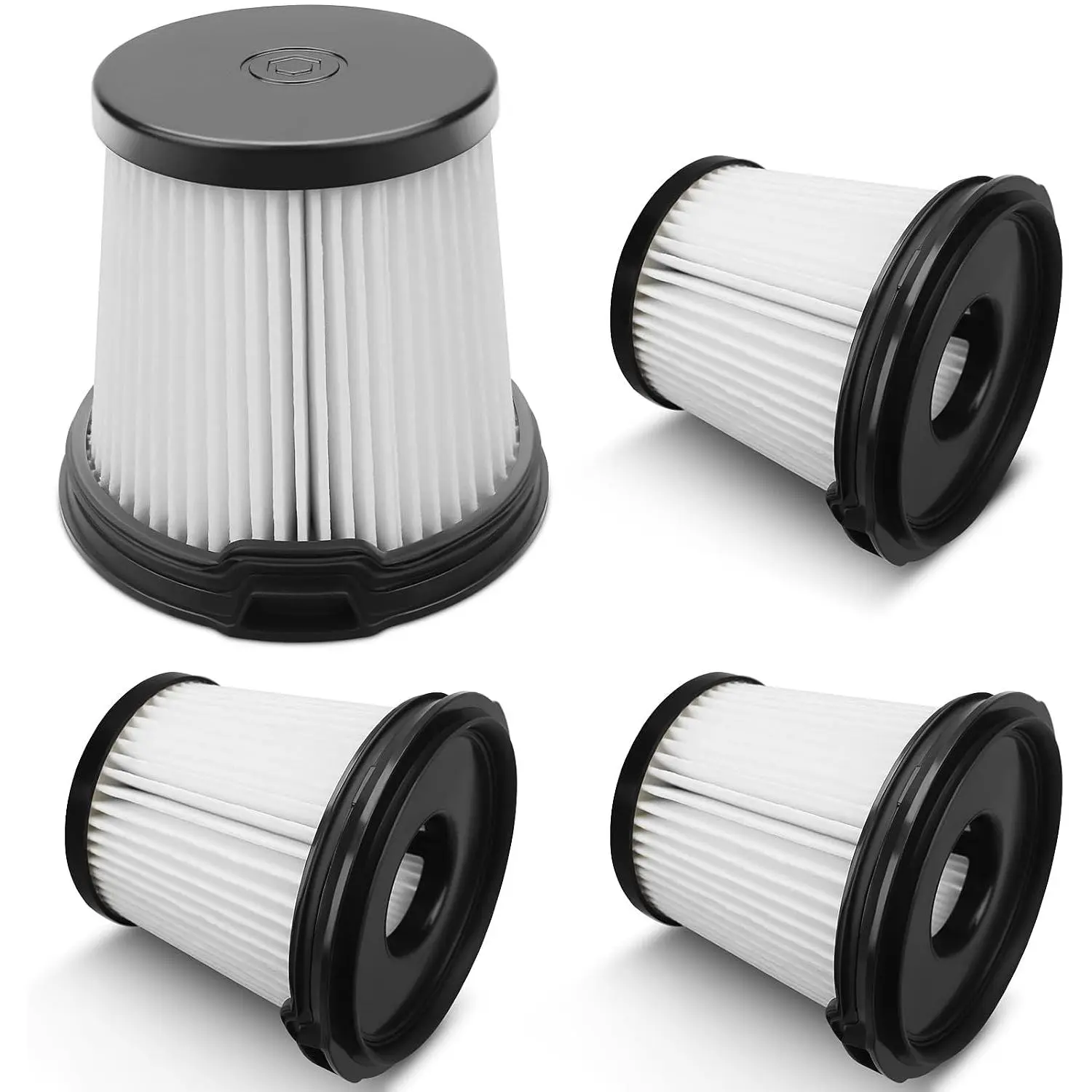 4 Pack IW3511 BU3521 HEPA Filter  Part For  IW3511 IW1111 IW1120 Detect Pro Lightweight Cordless Stick Vacuum Cleaner. For  BU3523 Clean Empty Auto-Empty System Portable Handheld.