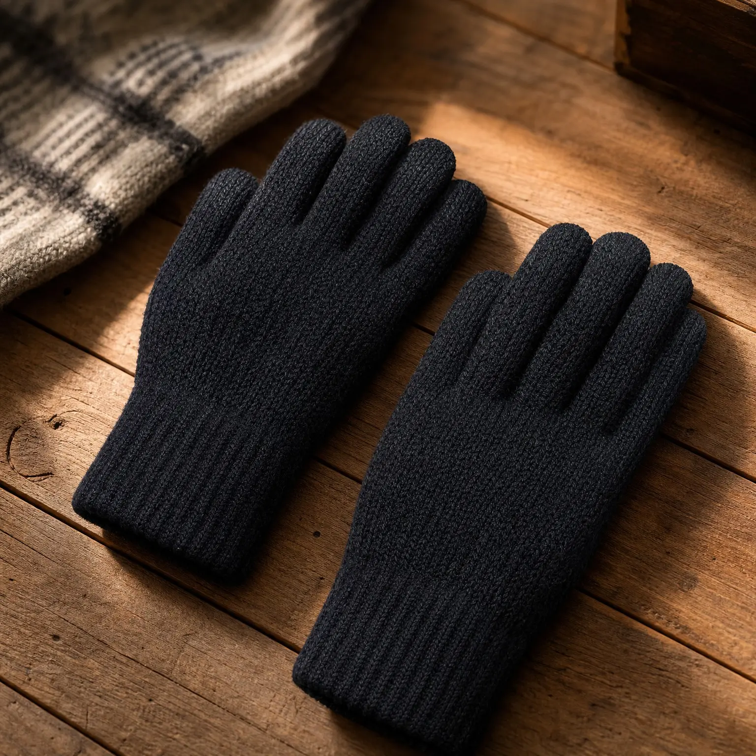 Merino Wool Winter Gloves for Men Women - Warm Thick Touchscreen Gloves, Stretch Soft Skin-Friendly Anti-Pilling(Gift)