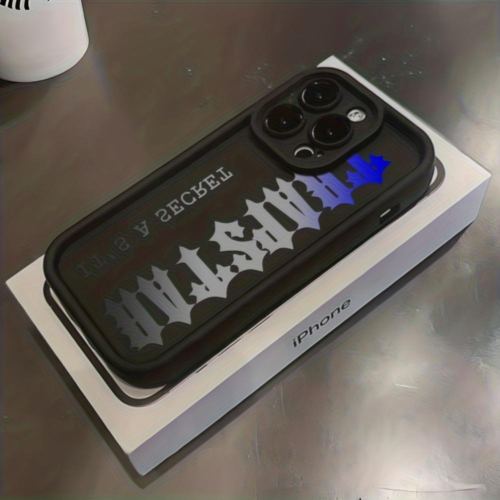 1pc Fashionable Blade Design T-Trapstars Pattern Phone Case, Full Protection Phone Case with Eye of Providence Staircase Design, Staircase Phone Case Compatible with iPhone 11 12 13 14 15 16 17 Pro Max Air Plus Series, Shockproof Clear Back Cover