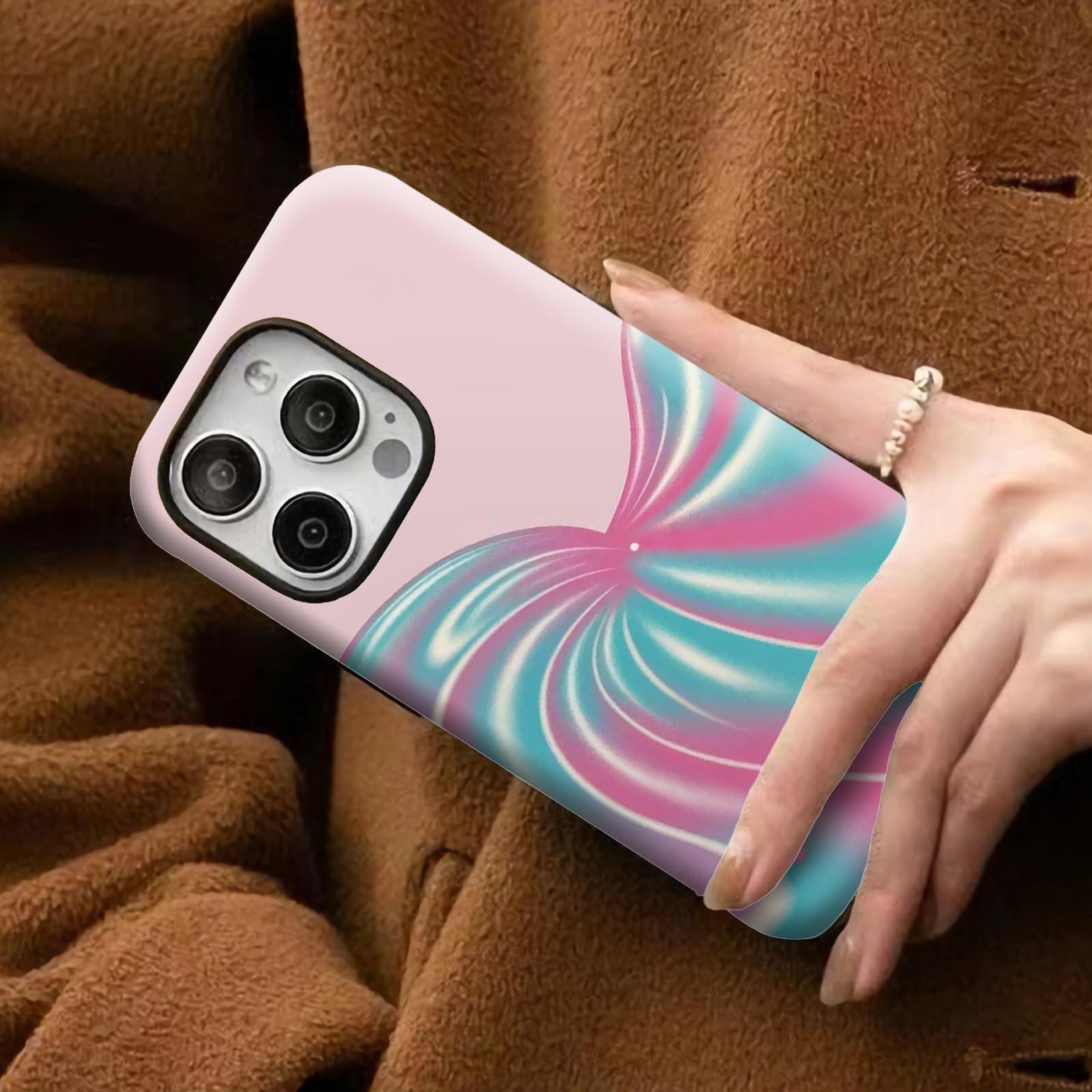 Pastel, swirl, abstract Soft And Hard Two-In-One Film Printed Full Pattern Case For IPhone 16 15 14 13 1211 Pro Max Plus Phone Case