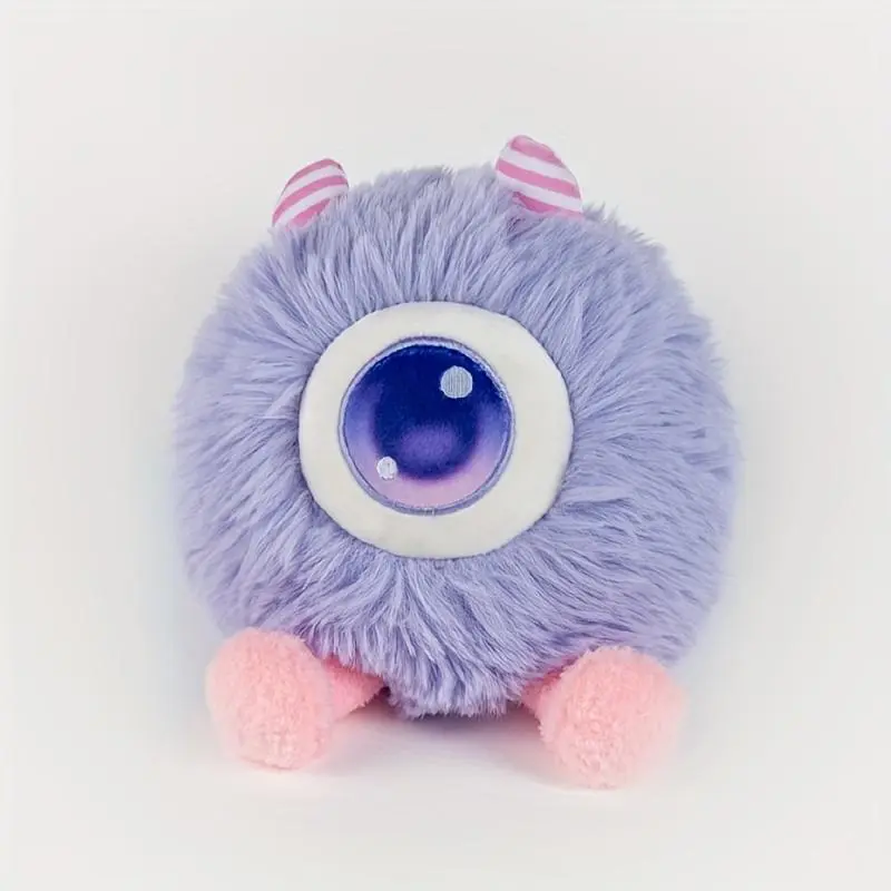 SNUGGLEON One-Eyed Monster Stuffed Animals for Kids - Soft Plush Toys with Big Eyes, Vibrant Mixed Colors, Cute Cartoon Design, Durable & Safe for Boys & Girls, Halloween & Everyday Play