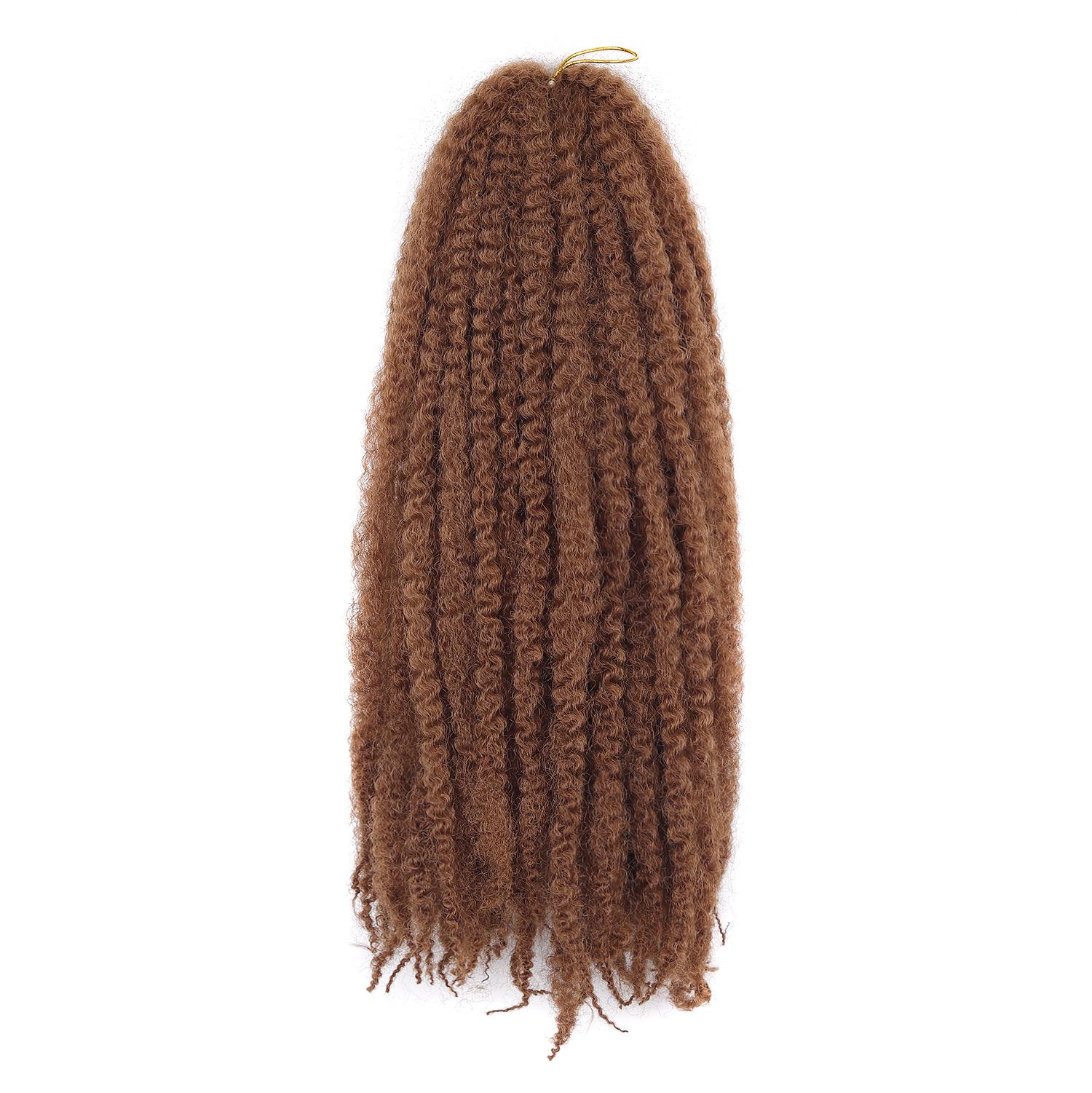 DB- African Style Kinky Curly Crochet Hair Synthetic Dreadlock Braiding Hair Extensions-DB