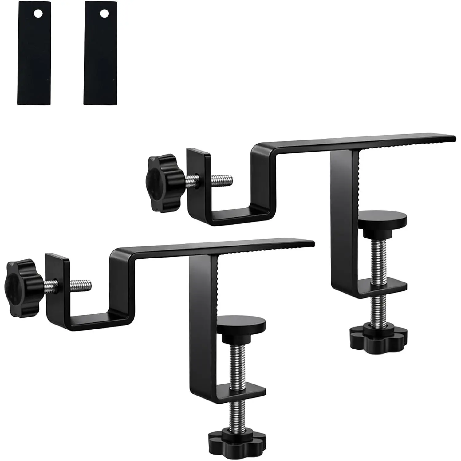 Internal Curtain Rod Set 0.8-2.3 Inch Wide Track (External  0.8-4 Inch Wide Track), No Drilling Required, Tool-Free, Curtain Hooks, Black 2 count (  Application)