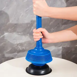 Bathroom Toilet Plunger Cleaning Tool Powerful Suction Cup Unclogger Toilet Drain Cleaner Plungers