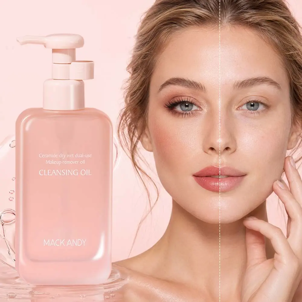 Marco Andy Niacinamide Gentle Makeup Remover Oil, Deep Cleansing, Moisturizing, Non-Drying, Water-Emulsifying, Liquid Form, Single Item