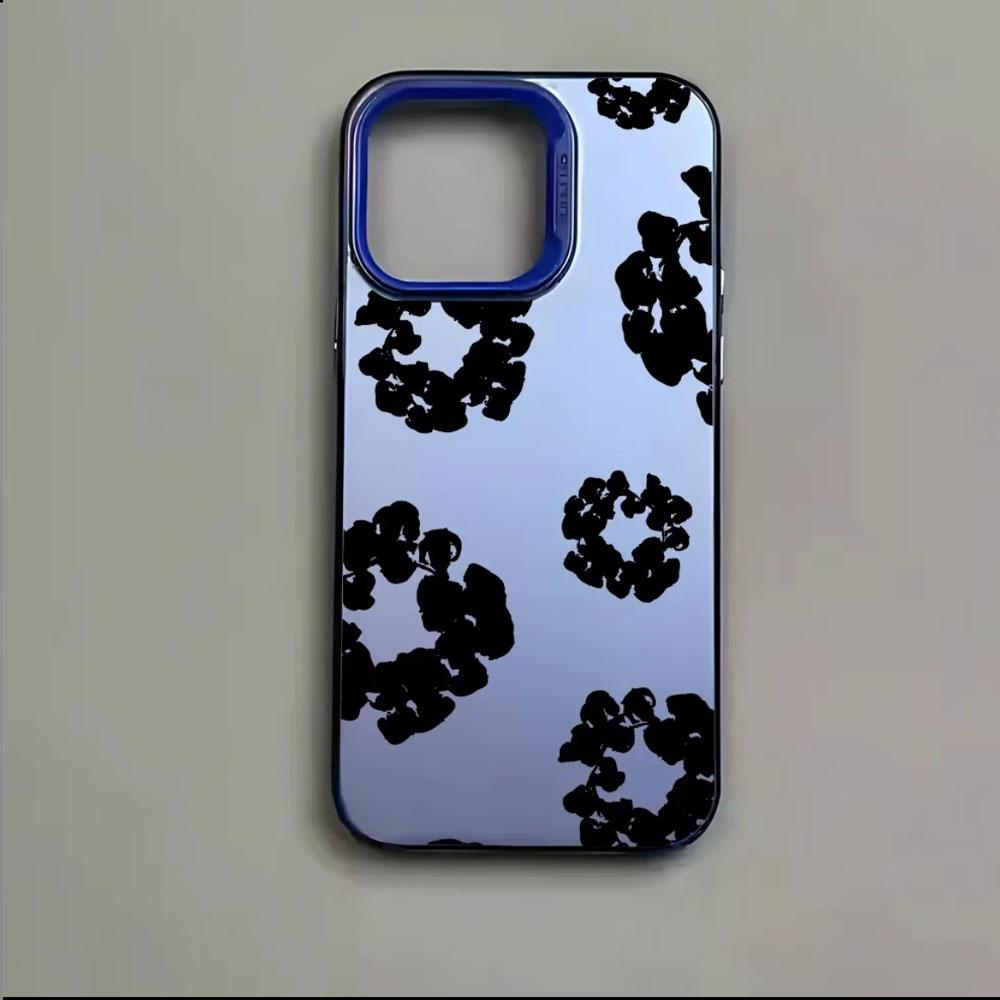 Luxury D-Denim T-Tears Phone Case for iPhone 17 Pro Max Air 16E 15 Plus 14 13 12 11 XR XS, Slim Anti-fall & Shockproof Matte Back Protective Cover