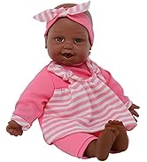 Convertible Combo Baby Doll Stroller for 3 Year Old Girls & Up |   Play Toy Baby Stroller for Dolls, Folding Adjustable Bassinet Carriage Buggy with Storage Basket Converts to Sit Up Pushcart Pram, Red