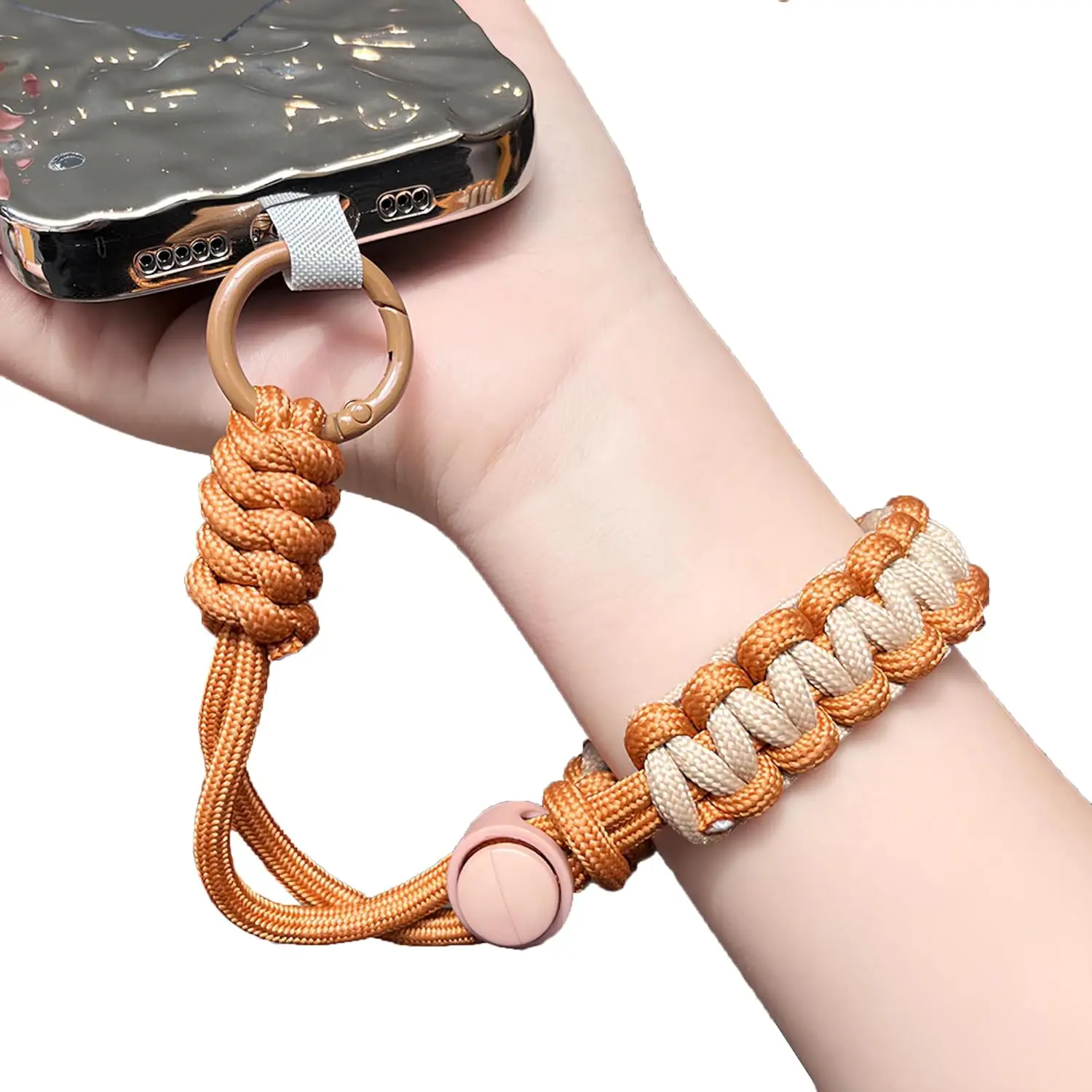 Adjustable Phone Lanyard, Camera Wrist Strap,  Wrist Lanyard, Phone Wristlet, Anti  Cell Phone Strap, Brown