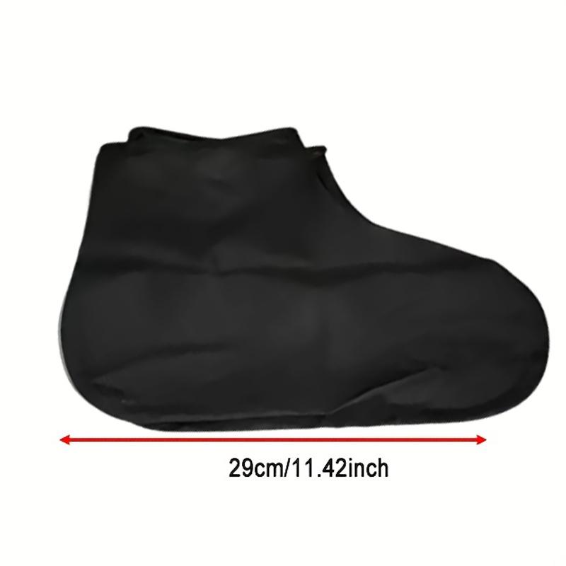 1 Pair Unisex Waterproof Non-Disposable Elastic Shoe Covers For Rainy And Damp Environments
