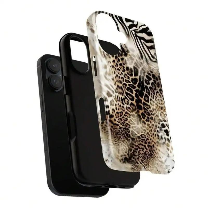 Animal Print Cheetah Zebra Tiger Phone Case Retro Design, Aesthetic Phone Cover suitable For IPhone 16 Pro Max