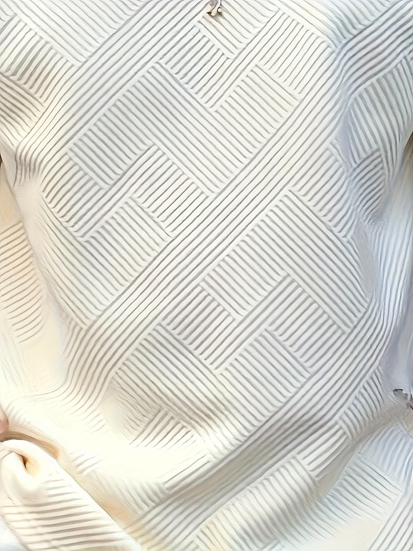 Men's Fashion Casual Sweatshirt - Soft Polyester Fiber, Round Neck, Long Sleeve, Gradual Layer with Serrated Pattern Patch |   Machine Washable, Ideal for Spring and Autumn