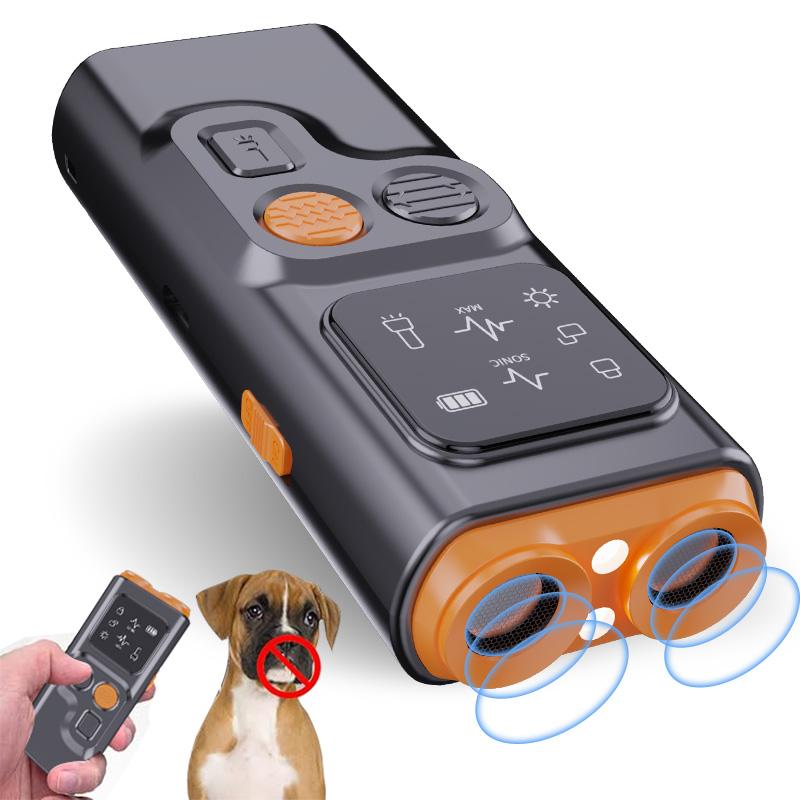 Anti-Barking Device for Dogs, High-Definition Display & LED Flashlight, Point at Dog to Stop Barking Instantly, Pet Training Tool