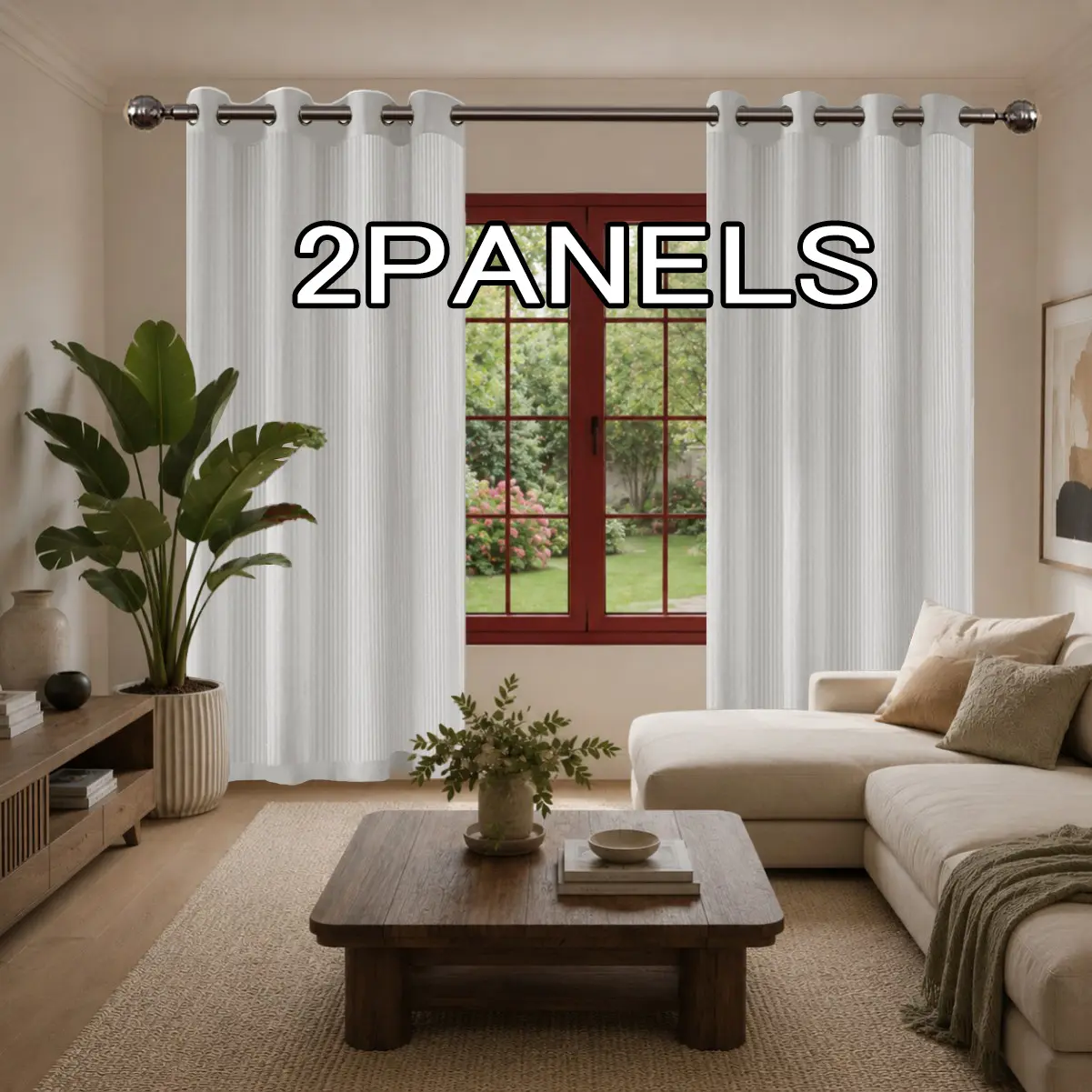 2-piece set, Japanese style minimalist vertical sheer curtains with soft light transmission and filtering, louvered curtains with perforated design for easy installation, suitable for bedrooms, living rooms, dining rooms, balconies, and bathrooms