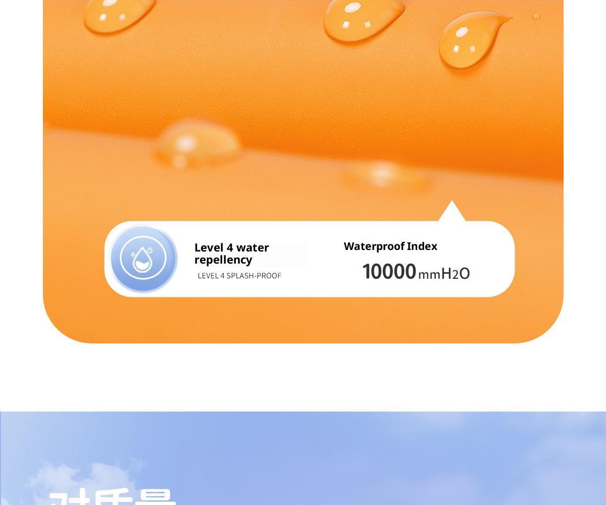 College style kindergarten with backpack, full body waterproof raincoat and raincoat