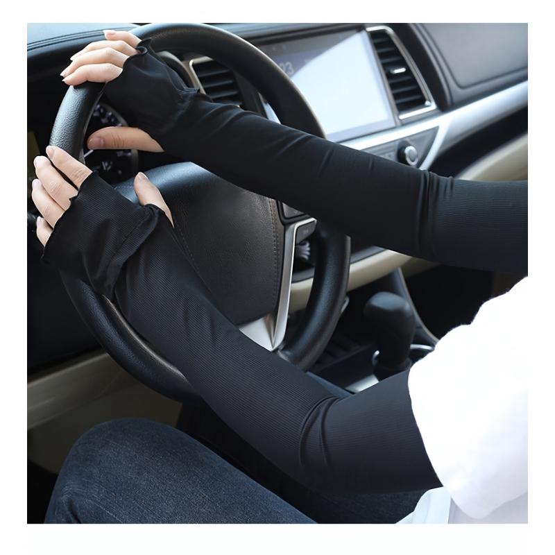 Relaxed Cooling Breathable Moisture-Wicking Fashion Running Driving Outdoor Sports Summer Sleeves for Women