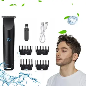 New electric shaver groin trimmer men's trimmer cordless waterproof men's trimmer, suitable for holiday gift giving