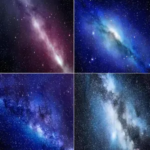 4 Pcs Magnetic Fluorescent Light Covers for Ceiling Lights, Stylish Lampshades for Classroom Office Home Hospital (Starry Sky)