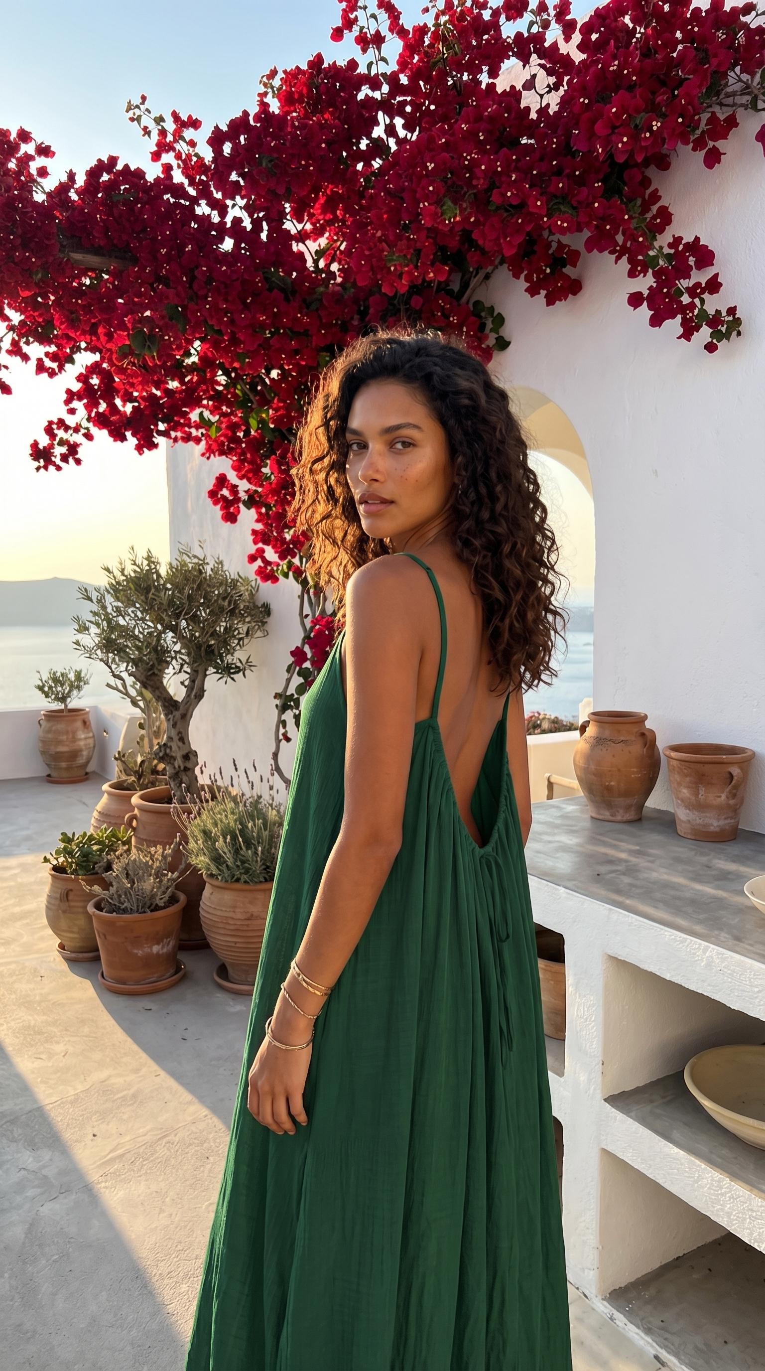 Women's Summer Casual Sleeveless Backless Cami Sundress 2026 Vacation House Dress