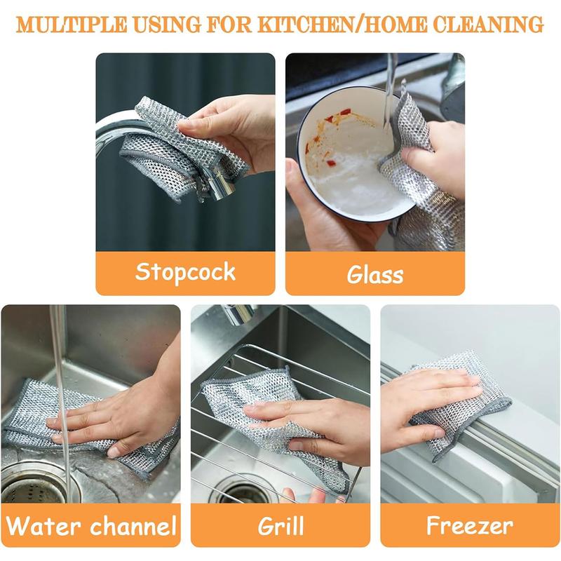 【Free.ship】SETIPS 24/12 Counts Dishwashing Rags for Wet and Dry ...
