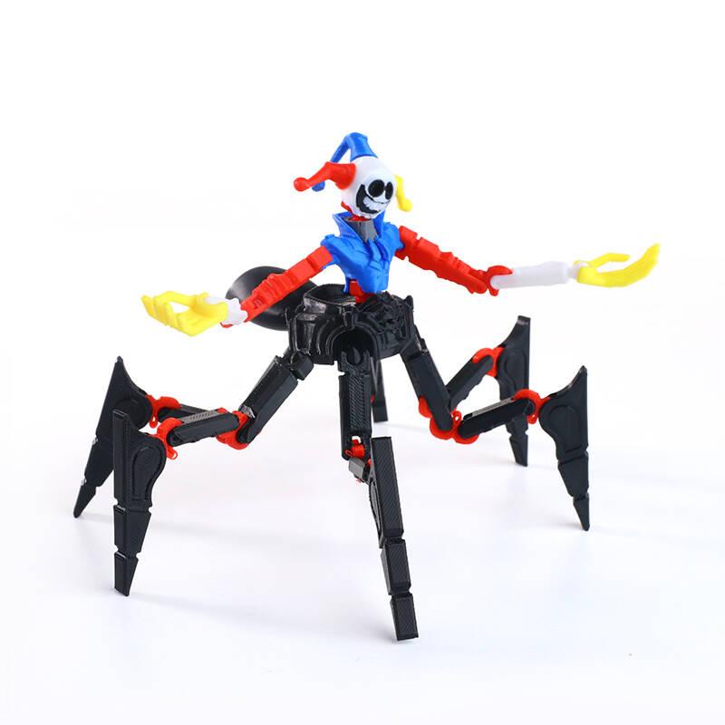 3D Printed Horror Monster Action Figure Movable Joints Desktop Ornament Stress Relief Toy Gift for Game Fans