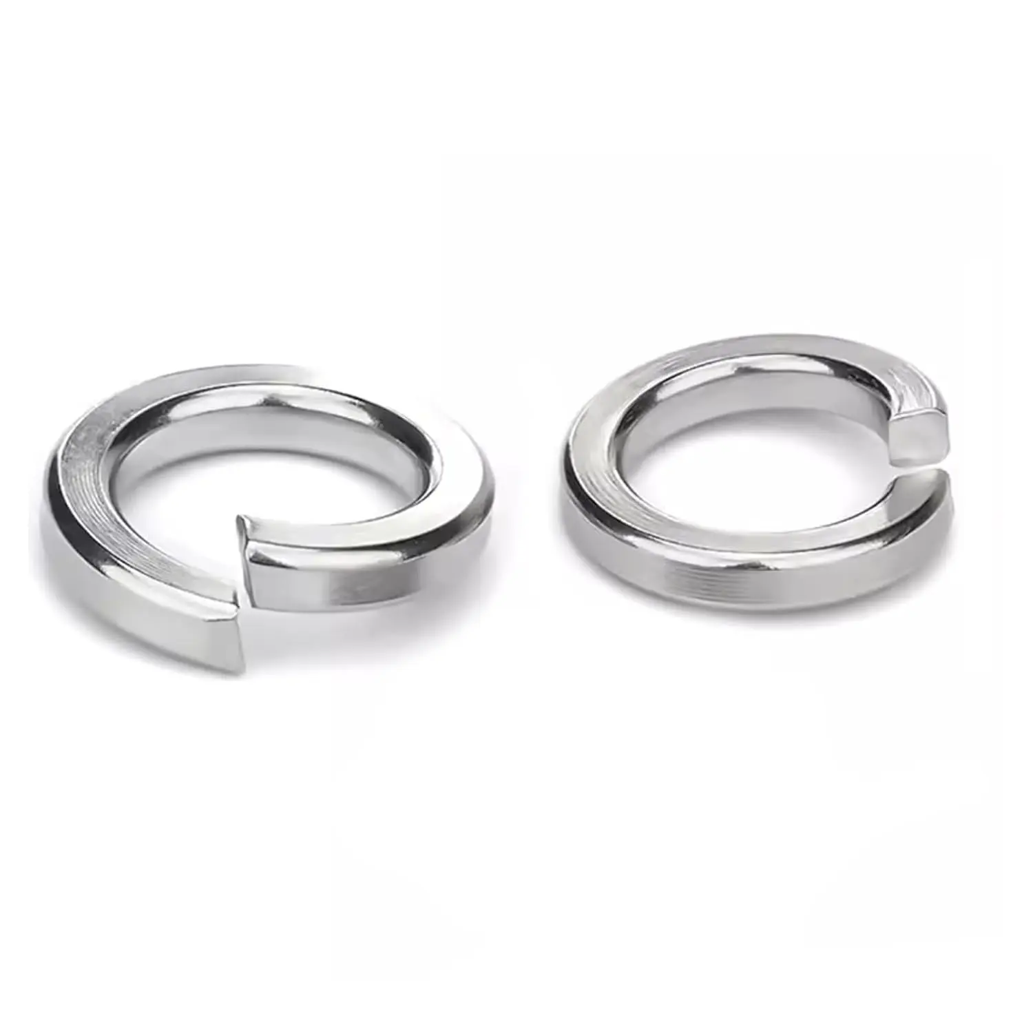 M8 Split Lock Washer, Stainless Steel Spring Lock Washers 18-8 (304), 100 count