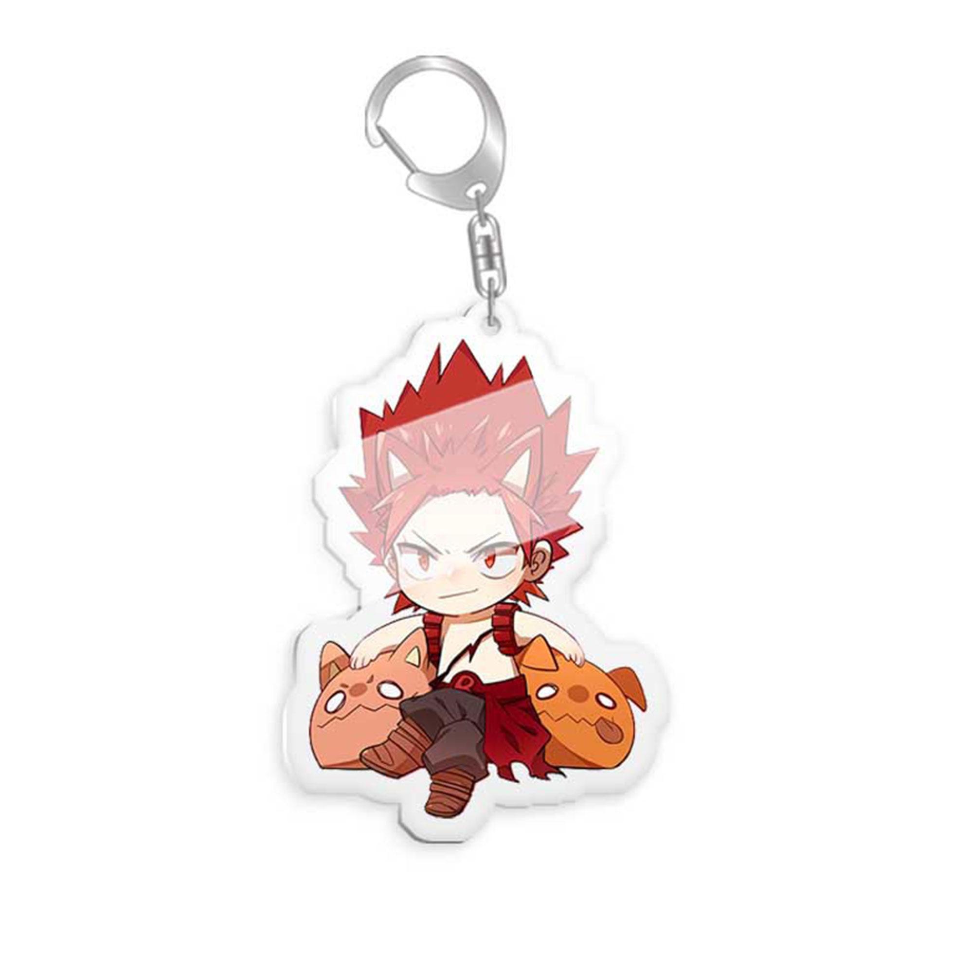 Anime MHA Figure Keychains Anime Keyring Keychain Jewelry Handbag Keyrings Kid Toy Pendant Acrylic KeyChain Fans Collection Gift