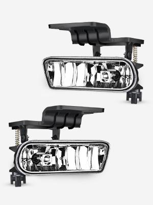 Nilight 1999 2000 2001 2002 Chevy Silverado 1500 2500 2001 2002 Chevy Silverado 3500 2000 2001 2002 2003 2004 2005 2006 Chevy Suburban Tahoe Fog Light Assembly Clear Lens