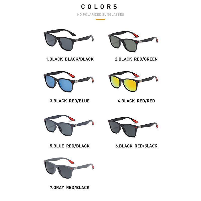 Men's Polarized Driving Sunglasses - Sun Protective, Stylish, Tinted Lens, Plastic PC Frame, Anti-Glare for Safe Day & Night Driving, Outdoor Sports Eyewear, Sun Protective Sunglasses, Tinted Lens Sunglasses summervibes,summerwins