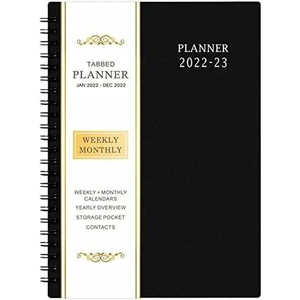 Planner 2026-2027 - July 2026 - June 2027, 2026-2027 Planner Weekly and Monthly, Academic Planner, Calendar Planner with Colorful Tabs, 6.25" x 8.3",  -Wire Binding,  Pocket, Holidays