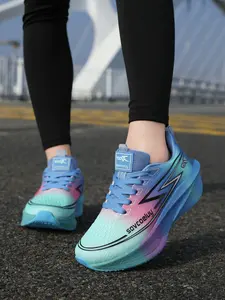 Women's Casual Sneakers, Breathable Mesh Upper, Anti-Slip Tpu Sole, All-Season Running Shoes, Lightweight Comfortable Footwear