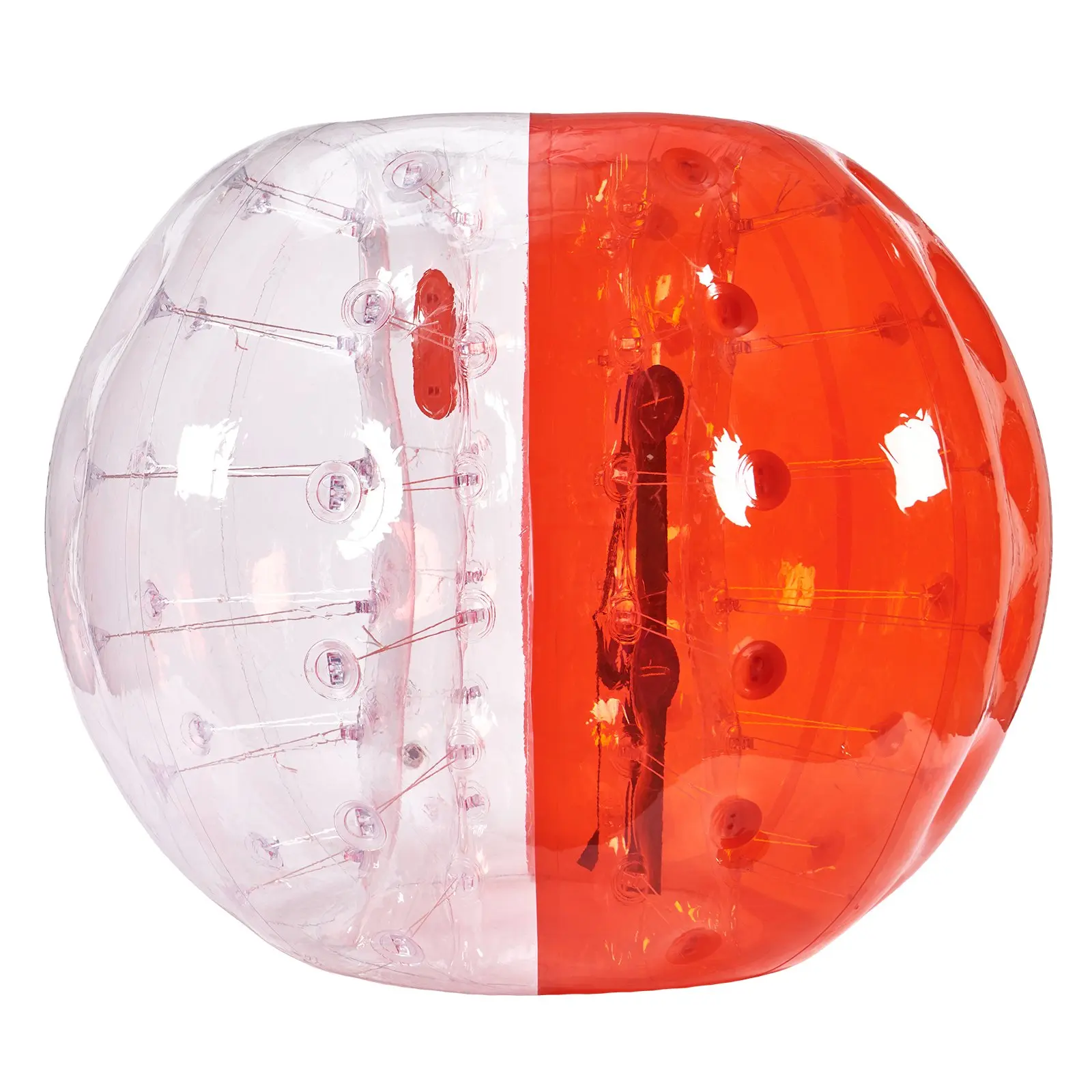 【DealsForYouDays】VEVOR Inflatable Bumper Ball 1-Pack, 5FT/1.5M Body Sumo Zorb Balls for Teen Adult, 0.8mm Thick PVC Human Hamster Bubble Balls for Outdoor Team Gaming Play, Bumper Bopper Toys for Garden, Yard, Park