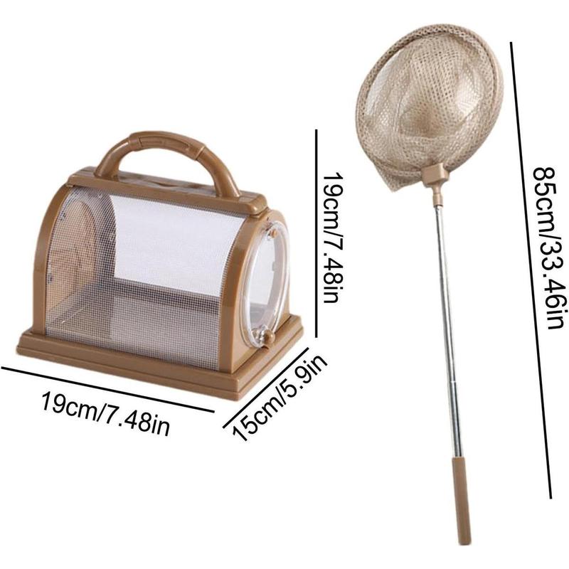 Worm Observation Kit Critter Cage Multipurpose Nature Collection Container Kids Portable Viewer Toy for Children Boys Girls