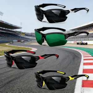 4Pack Polarized Sports Sunglasses for Men Women - UV400 Windproof Anti-Glare Eyewear for Outdoor Driving Cycling