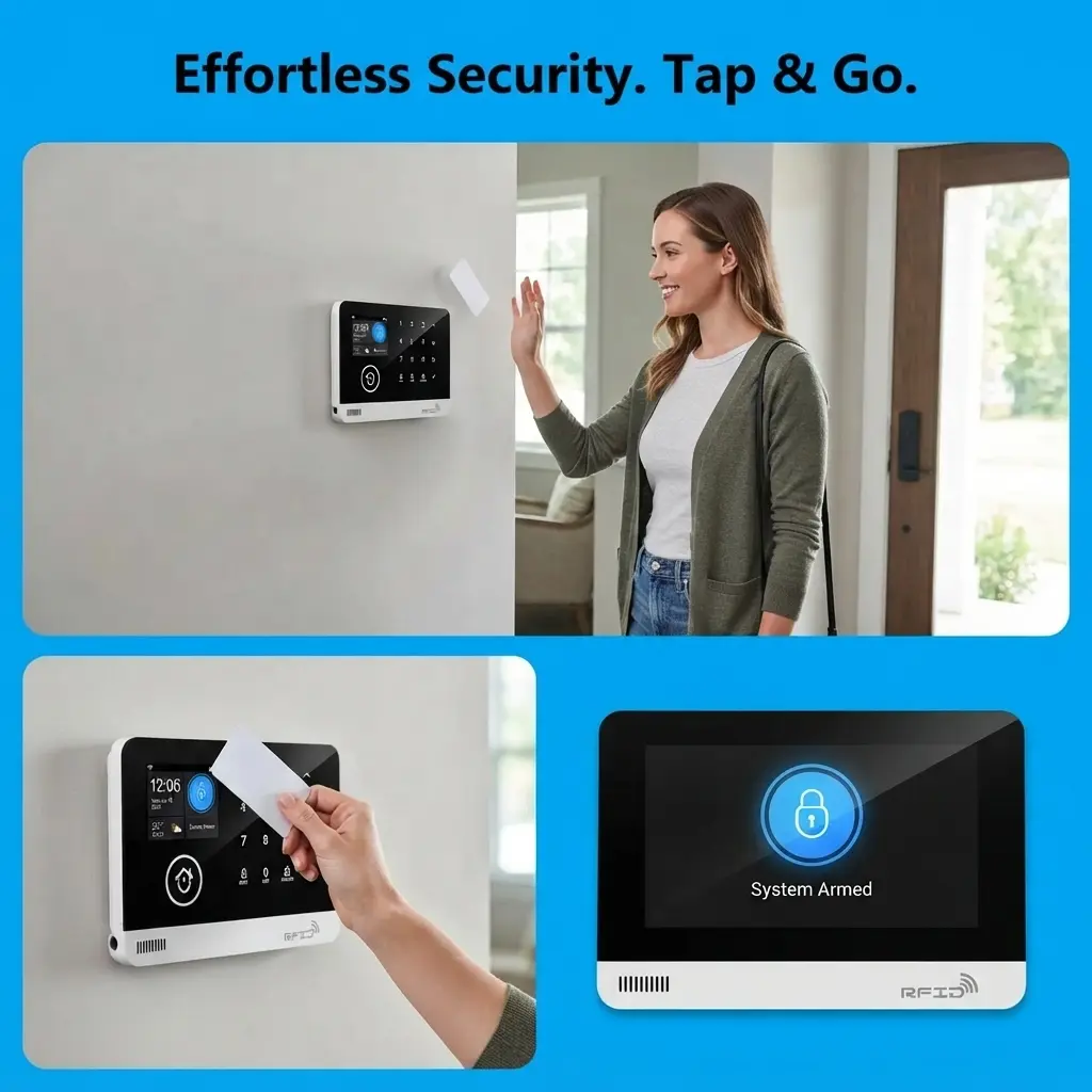 DIY Home Security System | Tugard Zx‑G03 Smart Alarm Kit, WiFi GSM, Door Window Sensors & Camera