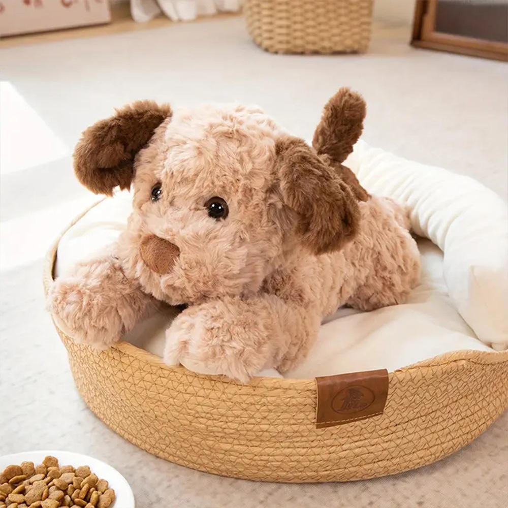 Cute Dog Design Plush Toy, 1 Count Super Soft Fluffy Lovely Dog Stuffed Toy, Soft & Comfy Plush Toy for Boys & Girls, Huggable Stuffed Animal, Sofa Decoration Bed Toy, Stuffed Animal, Soft Stuffed Animals